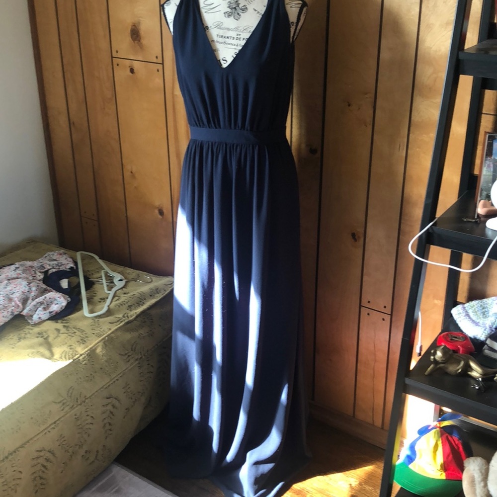 Paper Crown gown in navy - bridesmaids